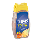 Tums  extra strength antacid, assorted fruit, 750 mg, chewable tablets Left Picture